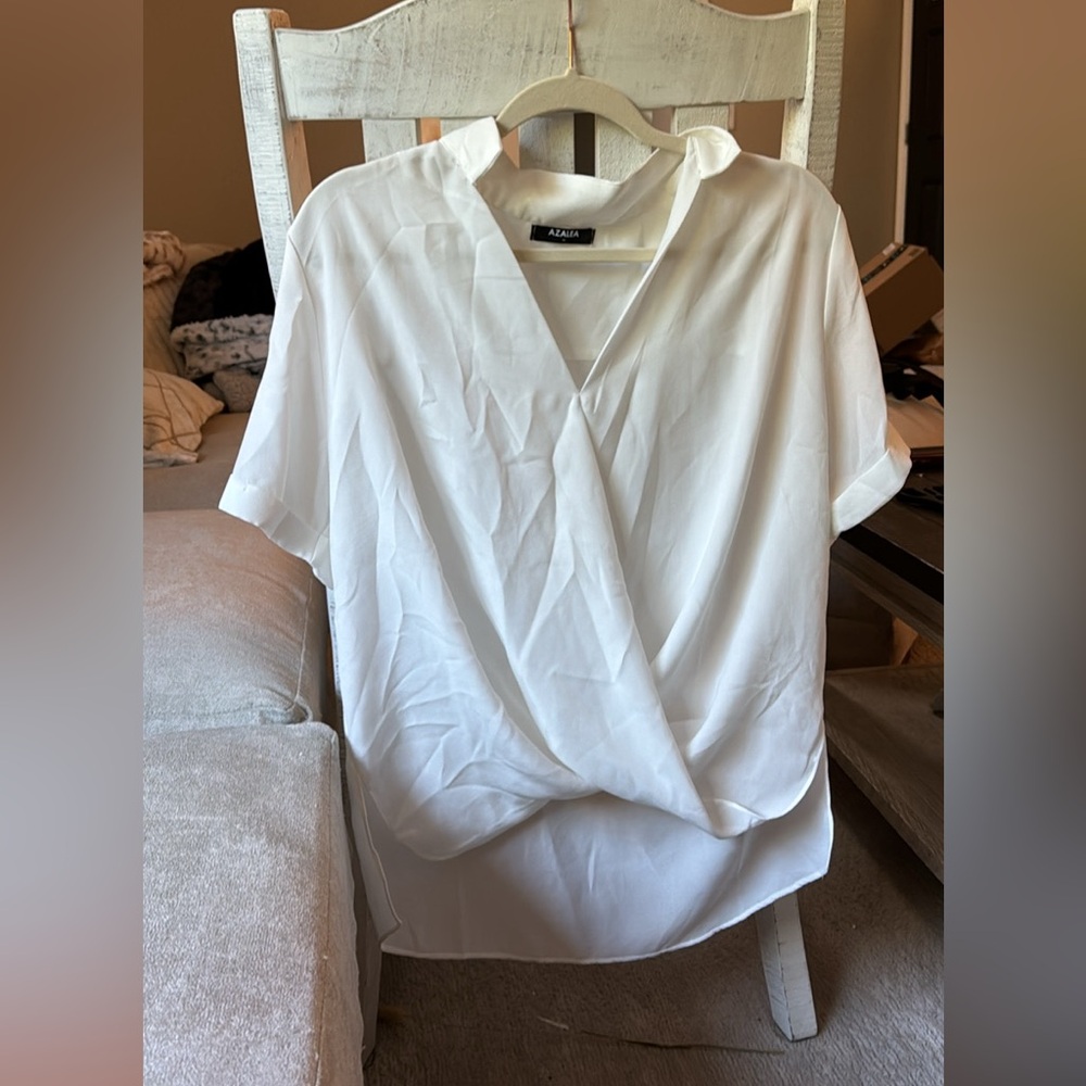 Azalea White Blouse